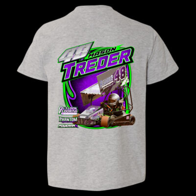 Mason Treder Horizontal Full Fan - Softstyle® Youth T-Shirt Thumbnail