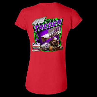 Mason Treder Horizontal Full Fan - Softstyle® Women’s T-Shirt Thumbnail