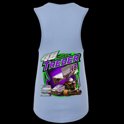 Mason Treder Horizontal Full Fan - Women's Jersey Muscle Tank Thumbnail